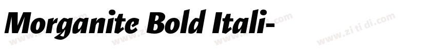 Morganite Bold Itali字体转换 Morganite Bold Itali字体转换